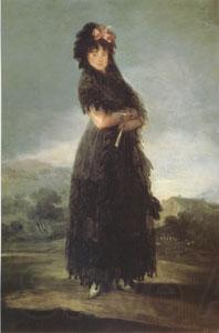 Francisco de Goya Portrait of Mariana Waldstein (mk05) Norge oil painting art